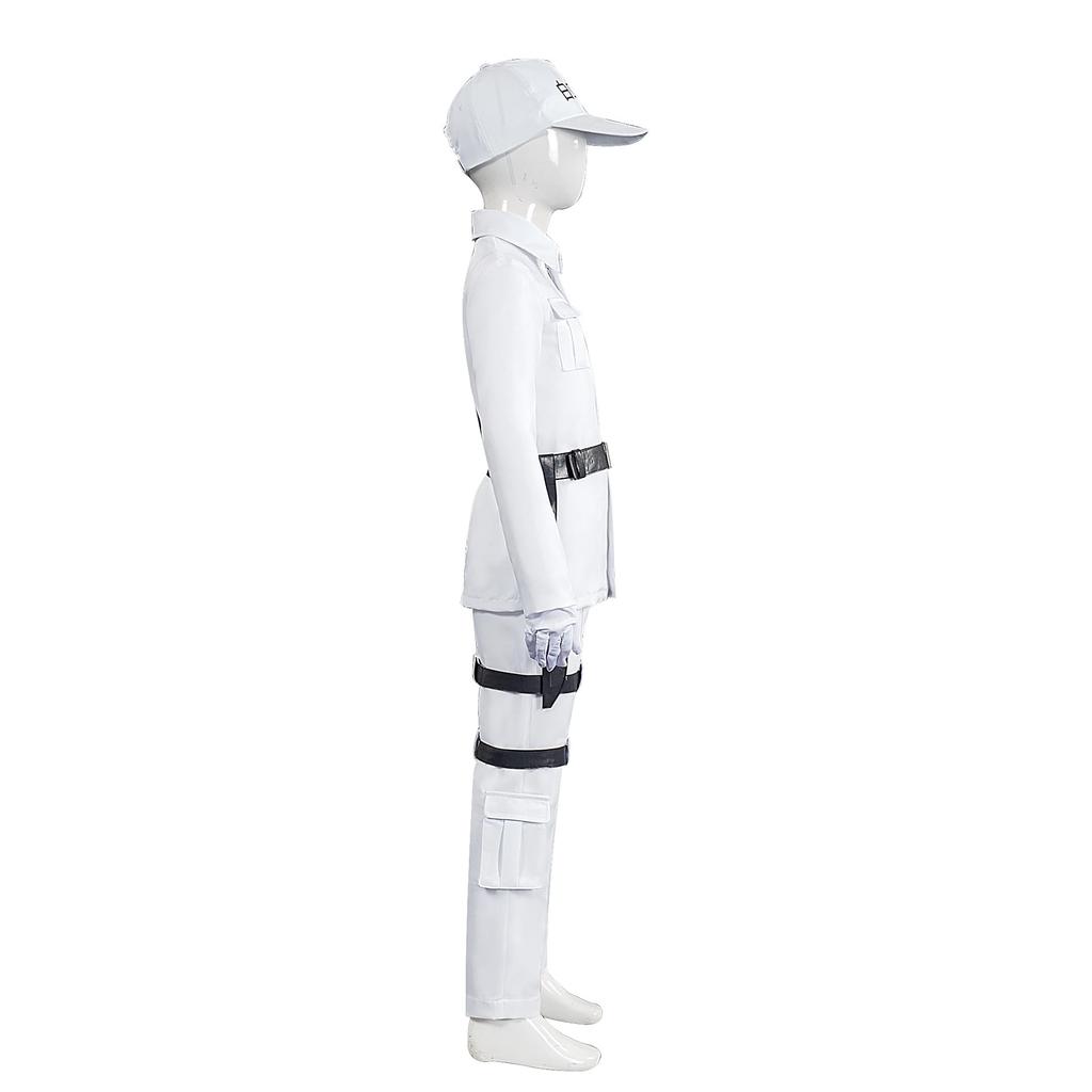 Cells at Cosplay Costume White Blood Cells for Kids Clothing Working Cells Costume Stage Clothing School Festival Cultural Festival Christmas