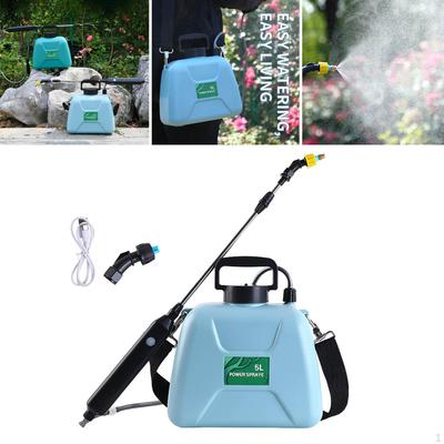 Backpack Sprayer Watering Battery Powered 1.32Gallon Garden Pump Water for Control