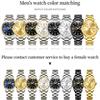 JINSHIDUN The New Business and leisure Men's Watch Fully Automatic Mechanical Watch Dual -daily Calendar Night Light Waterproof High -end Watch