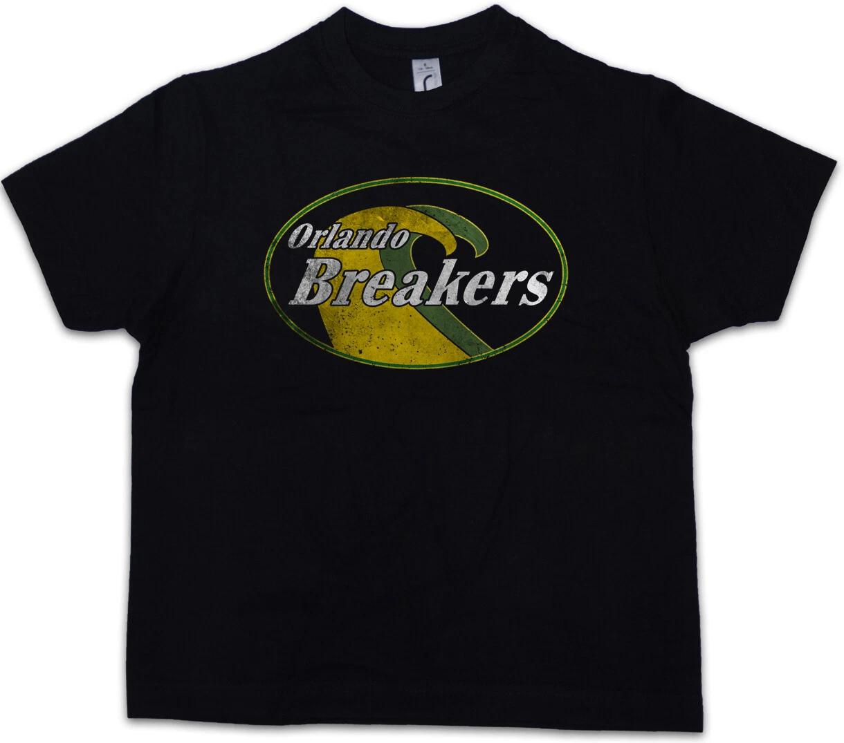 

Orlando Breakers Kids Boys T-Shirt Coach Team Football League Symbol Logo- 160