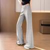 Petite Low-Rise Micro-Flare Wide-Leg Casual Sweatpants - Slimming, High-End 2026 Spring Collection