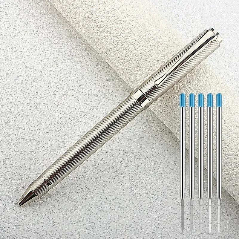 Luxury 716 Metal Capless Twist Ballpoint Pen , Elegant Signature Pen Gift Pens for Men Women
