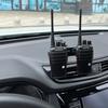 KFZ-Halterung für zwei Funkgeräte Universelle Fahrzeughalterung Halterständer Walkie-Talkies Autohalterung für Kommunikationsgeräte