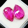 16 Ct Natural Tourmaline Pink CERTIFIED Loose Gemstone PEAR Shape Pair