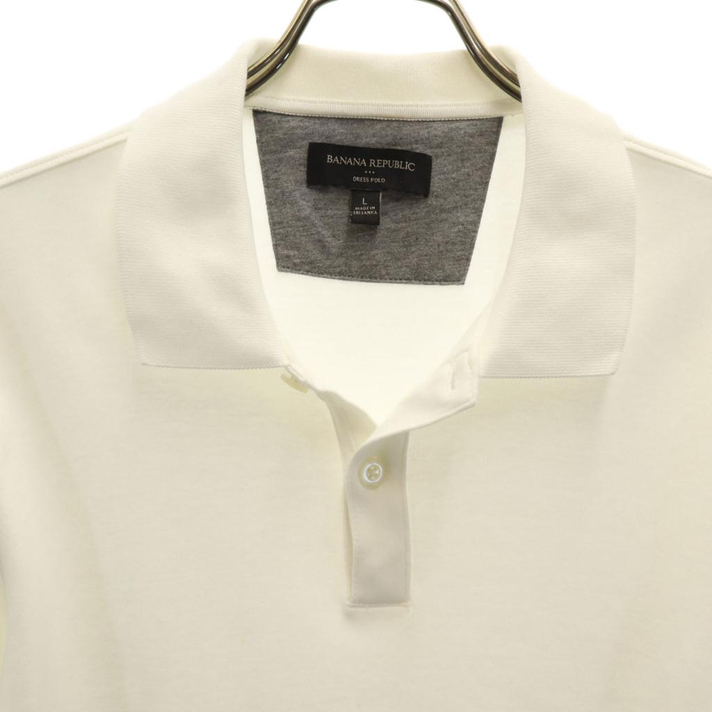 Banana Republic Short sleeve Polo shirt L white Men's Used