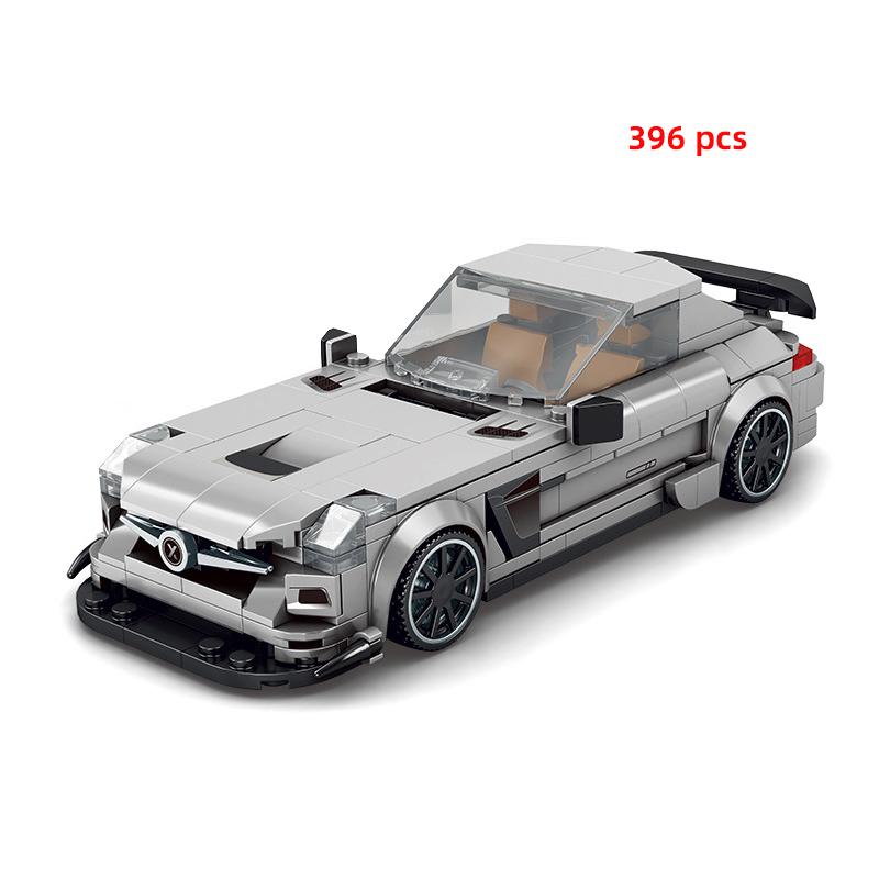Technické Rychlé Auto Městské Vozidlo Závodní Vinylové Auto Stavebnice Sada Sportovní Auto Garáž MOC Kreativní Hračky Vzdělávací Dárek