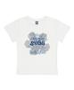 PAGESIISII Note Flower Print Slim Fit Short Sleeve T-Shirt Ivory