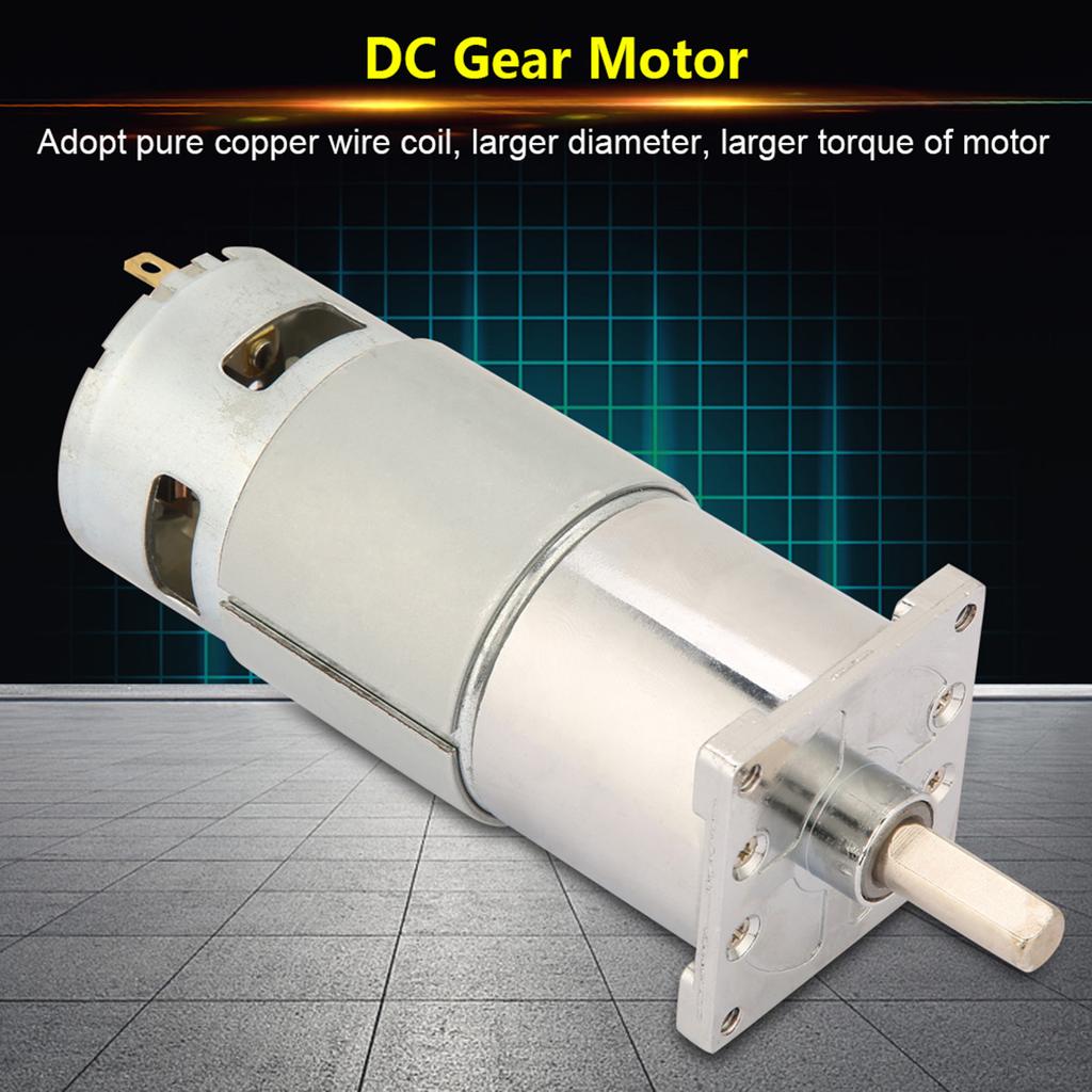XD 42GA775 Micro DC Gear Motor Speed Regulation CW CCW DC Motor(100RPM12V)