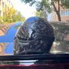 Vintage Full Helmet Cruise Motorcycle Helmet Men's Car Off-Road Carbon Fiber Small Helmet Women