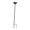 Bee Watering Station Bath Bowl with Metal Stake Pollinator Water Feeder Ornament for Courtyard