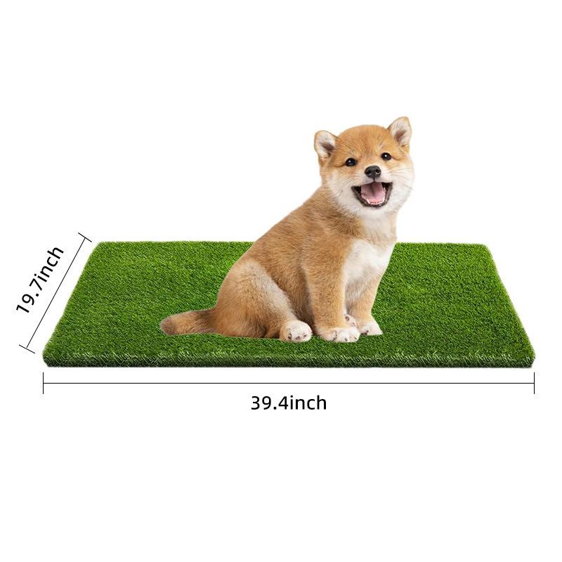Wholesale Washable Artificial Grass Dog Toilet Professional Synthetic Grass Reusable Puppy Pee Pad Turf Dog Potty