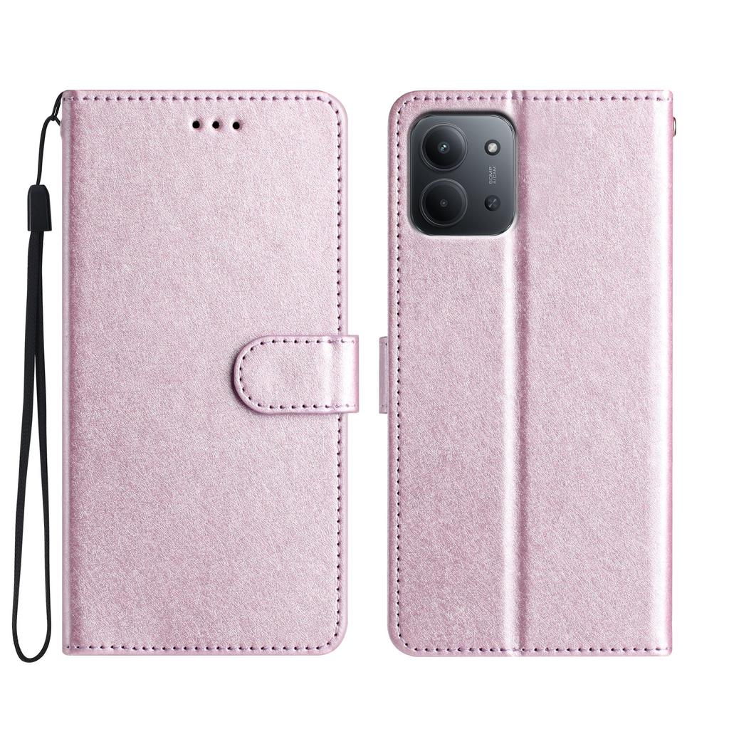 For Xiaomi Redmi 15C 4G (Global) (171mm) Wallet Case Leather Folio Phone Cover Magnetic Clasp