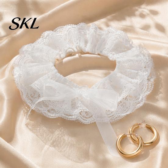 Theatralisches Kostüm Kragen Spitze Rüsche Und Manschetten Ärmel Set, Vintage Clown Hals Zubehör Kostüm, Weiß Viktorianisch Choker Zubehör für