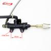 1Set 2 in 1 Foot Lever Hydraulic Disc Brake 108mm/110mm Disc Fit For ATV 50cc 110cc 49cc Bike Go Kart Buggy UTV Scooter Parts