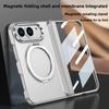 Luxury 360 Rotating for Magsafe Magnetic Bracket Case for IPhone Duo Fold Hinge Protection Screen Protector Phone Hard Cover