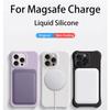 Luxury Ripple Liquid Silicon For Magsafe Wireless Charge Magnetic Case for iPhone 15 14 Plus 13 12 Pro Max Soft Shockproof Cover