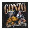 The Muppets Unisex Adult Gonzo Homage Ringspun Cotton T-Shirt