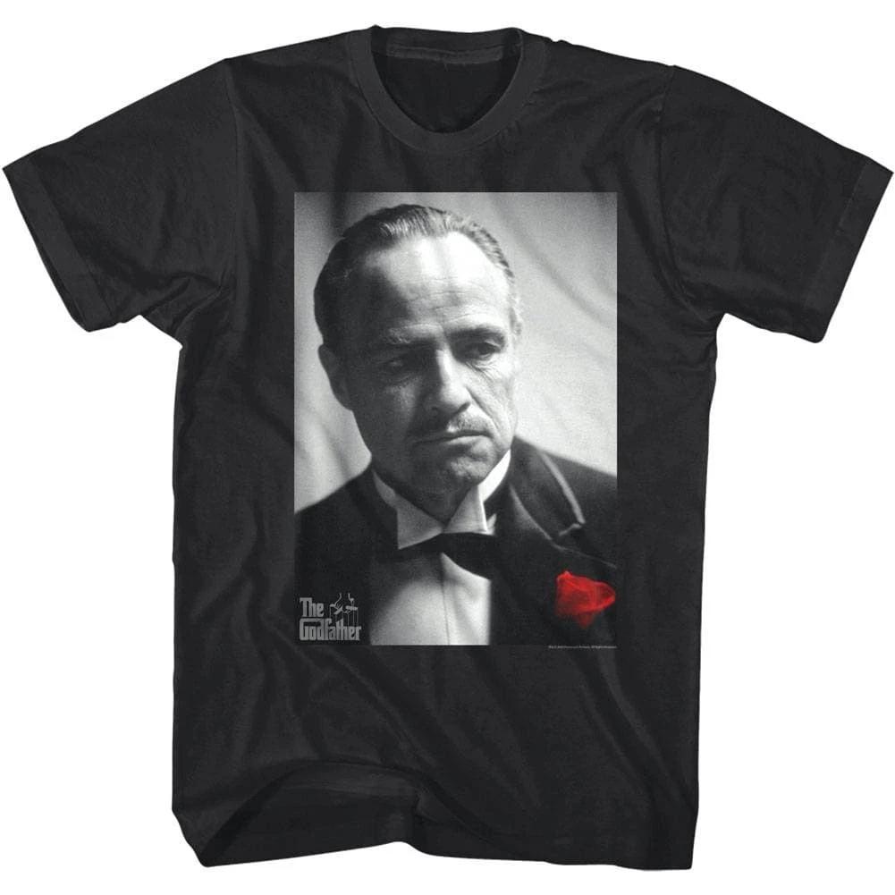 Godfather Don Corleone Red Rose Men s T Shirt XXL