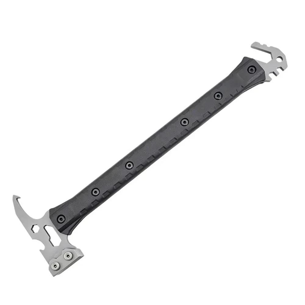 Multi-functional EDC Tactical Hammer, Stainless Steel