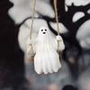 Halloween Decor Swing Ghost Figurines Resin Statues Sculptures Hanging Ornaments