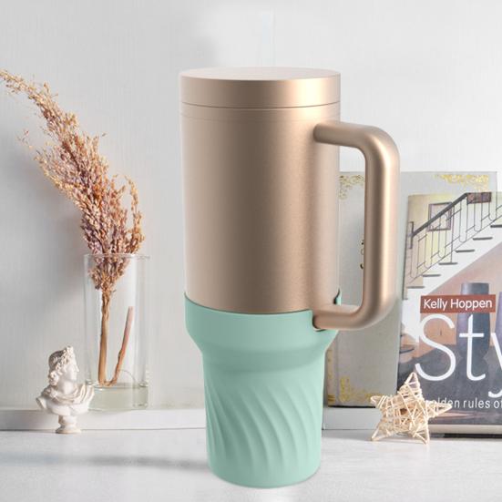 Silicone Cup Cover for 30/40 Oz Tumbler Cup Boot Food-Grade BPA-Free Reusable Durable Bottom Protector