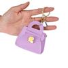 Korean Cartoon Couple Keychain Bag: Cute PU Charm & Earphone Holder Gift Pendant