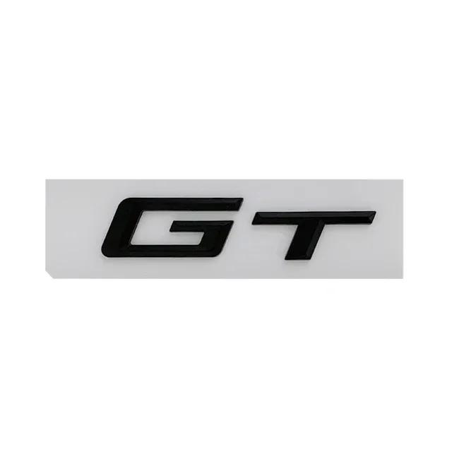 

3d ABS GT Letters Car Rear Trunk Emblem Badge Sticker For Year 2014-2024 BMW 320d E36 320 C 400 650 530 F07 F34 G32 матовий чорний колір