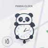 Golwis Panda Wall Clock, Cute Wall Clock with Pendulum, Stylish Animal Design, Nordic Style, Silent Analog Clock, Lightweight, Perfect Christmas Gift,