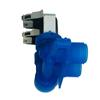 Elettrovalvola di ricambio W10289387 per lavatrice a carica frontale 120V 50/60Hz Corpo in metallo blu Uscita a 90°
