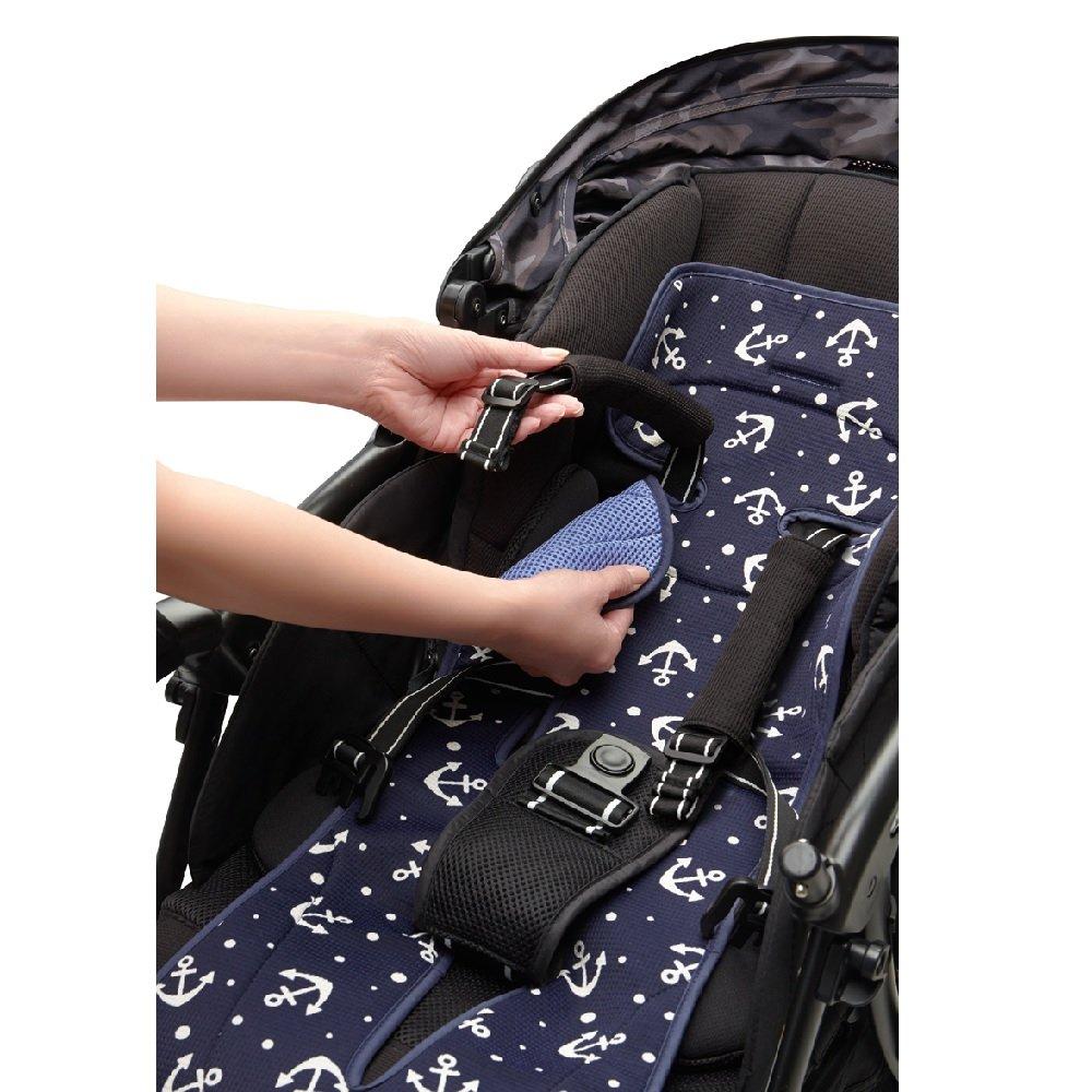 Aprica Child Seat Option Quickly Washable Mat Compatible with Child and Chairs Anchor 98661 Strollers, Seats, High-Low (Marine NV)