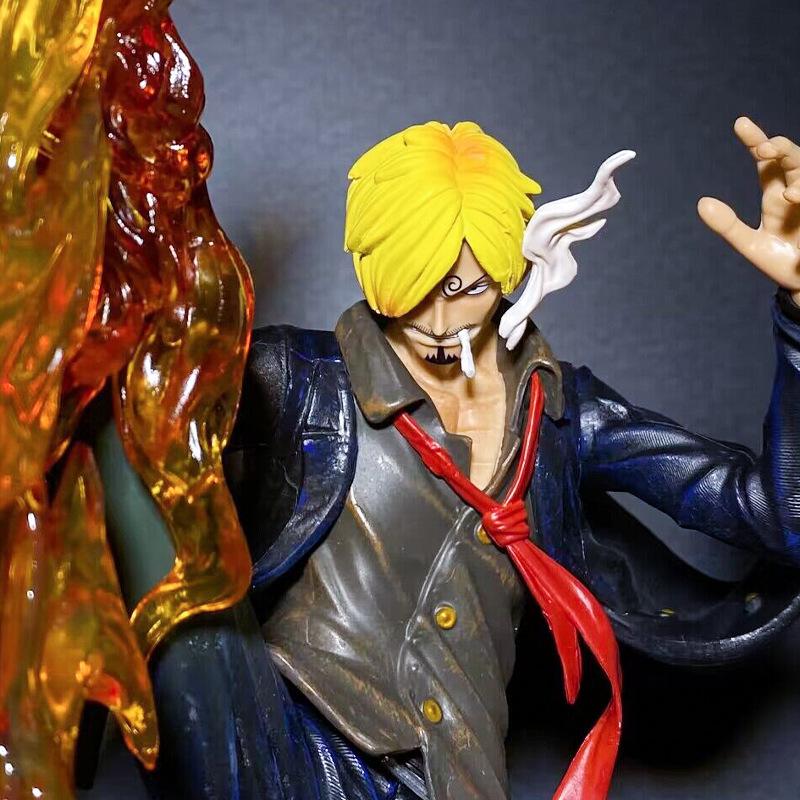 34cm One Piece Anime Figure Devil's Feet Sanji Figures Pvc Gk Statue Action Figure Model Statue Collection Decoration Toys Gift