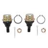 2PCS Lower Ball Joints 59266 1080 Alloy Steel Rubber Ball Joints Kit with Slot Nuts Cotter Pins Replacement for KAF400