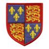 Patchion Koningswapen van Engeland (1399-1603) - Strijkijzer / Hitteverzegelende Achterkant - Geborduurd Patch/Badge/Embleem