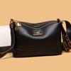 New Soft Leather Women's Bag, High-end Shoulder Bag, Large-capacity Women's Middle Mother Bag, Simple and Versatile Messenger Bag