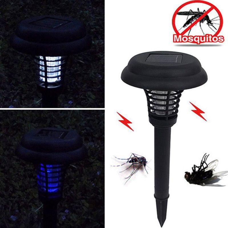 Solar Energy Mosquito Lamp With Super-bright Led Uv Light For Outdoor Lawn