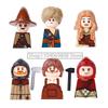 MOC Medieval Military Figures Building Blocks Castle Militia Soldier Dragon Gothic Knight Helmets Swords Shield Bricks Toys N06