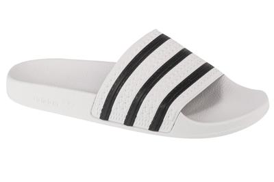 Adilette Slides, Unisex White Slides