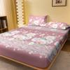 1 Lenzuolo con Angoli Matto Stampato a Fiori Pianta Semplice Moderno, Copriletto Stampato per Camera da Letto, Biancheria da Letto (Federe escluse)