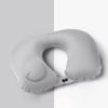 Press-Type Inflatable Pillow Neck Travel Relaxation U-Shaped Pillow Foldable Portable Leak-Proof Device Ordinary U-Shaped