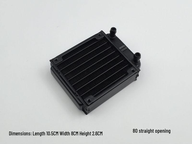 Aluminum Water Cooling Radiator for Computers and Beauty Instruments – Available in 80, 120, 240, 360, and 480 sizes.