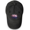 UK Flag Lippenabdruck Snapback Sonnenhut, Patriotische Papa-Kappe Lässig Unisex Sonnenschutz Gemütlich Verstellbare Baseballkappe