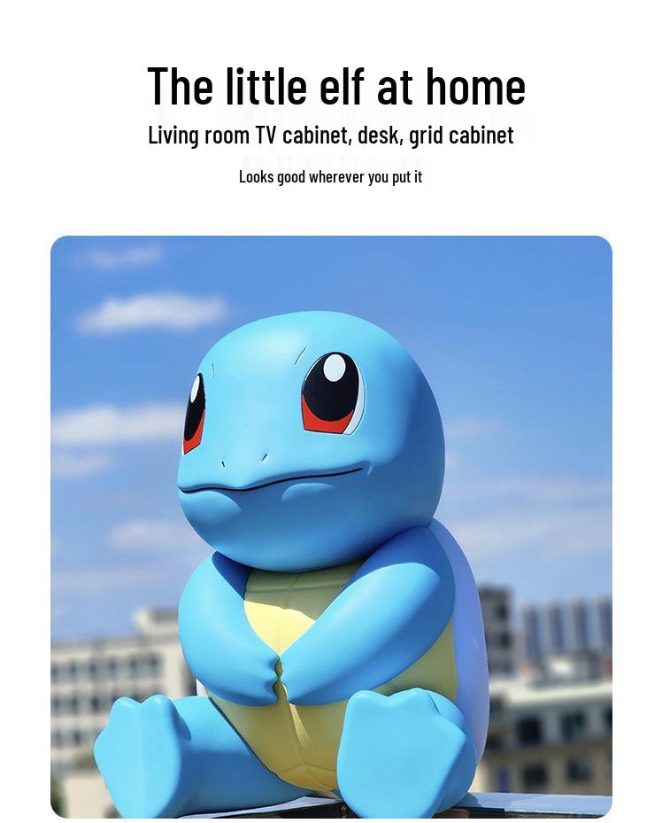 Tsundere Squirtle Golduck 1:1 Pokemon Figurine - Large Trendy Toy