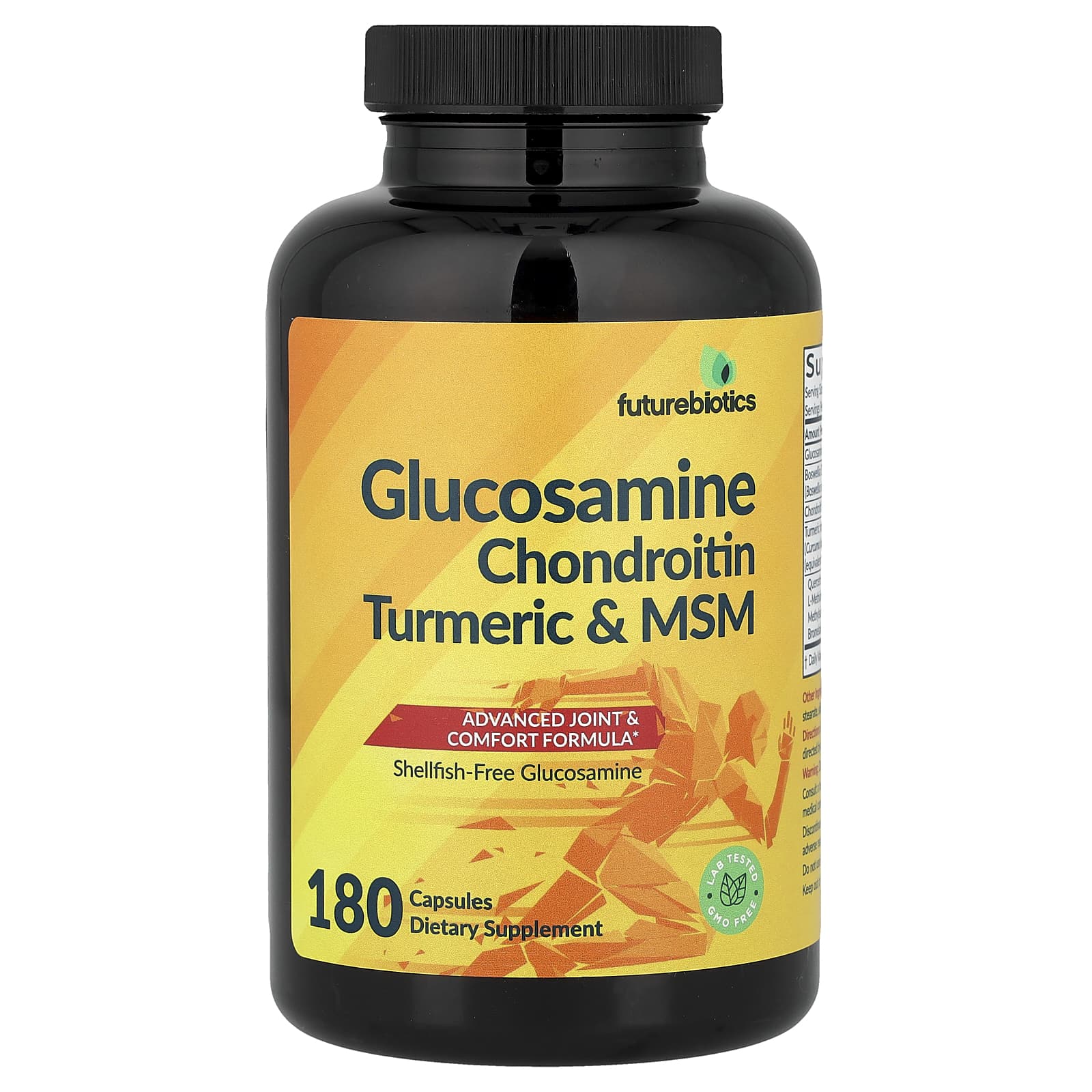 

Futurebiotics, Glucosamine, Chondroitin, Turmeric, and MSM, 180 Capsules