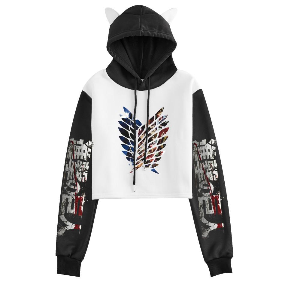 Attack on Titan Cross Logo Hoodie