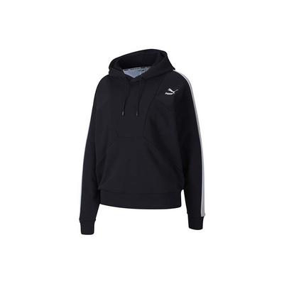 Color Block Casual Hoodie Women Tops Black 597447-01