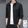 JEEP SPIRIT Men's 2026 Spring/Autumn Stand Collar Casual Jacket