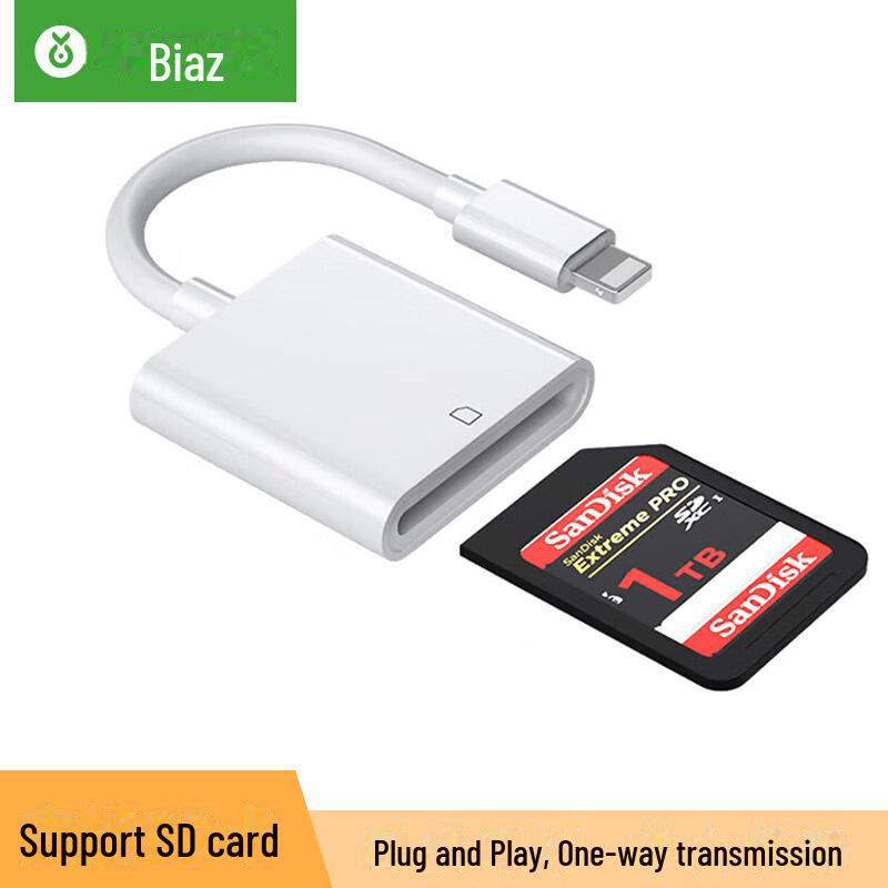 Biaz Mobile Phone & Camera OTG SD/TF Card Reader Adapter