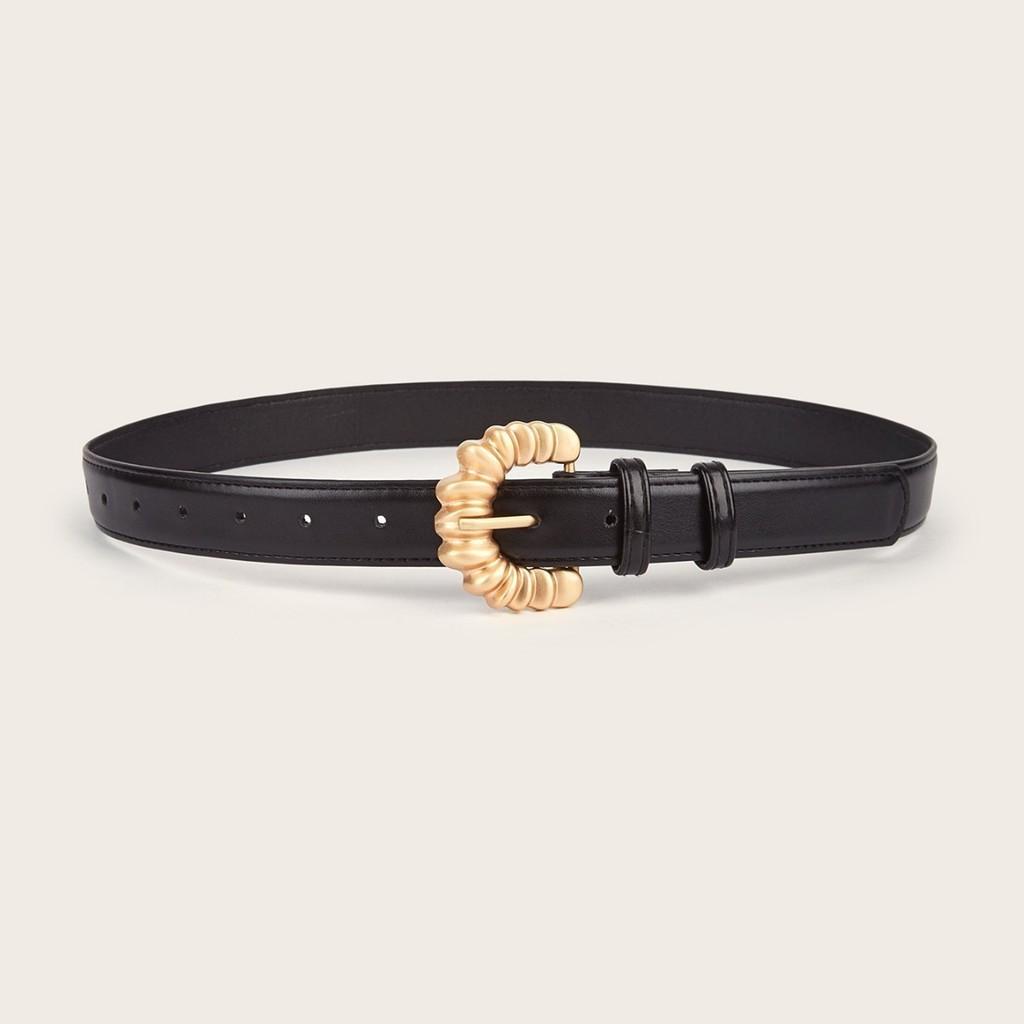 

Stylish Retro Thin Waist Belt For Women With Alloy Buckle Ins Style Korean Fashion