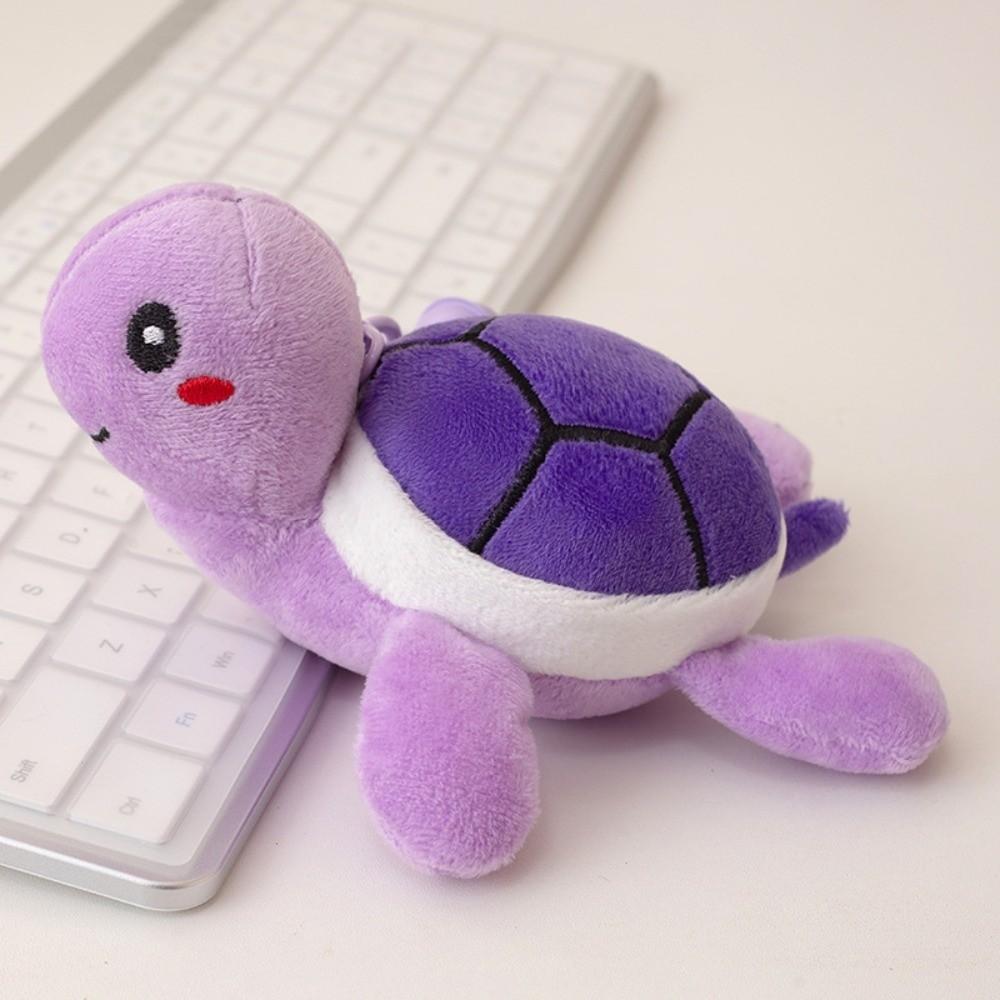 Bell Turtle Plush Pendant Stuffed Turtle Plush Toy Keyring  Backpack Decor