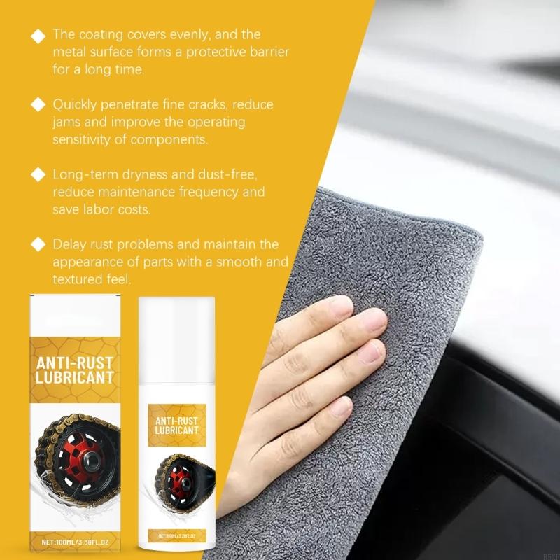 

2025 New Car Antirust Remover Rust Inhibitor Rust Remover Derusting Sprayer 100ml Cleaner CHINA